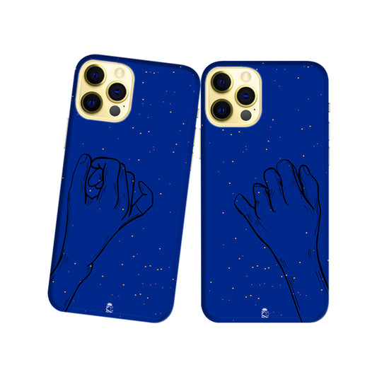 Forever Hands  Slim Hard Couple Phone Case