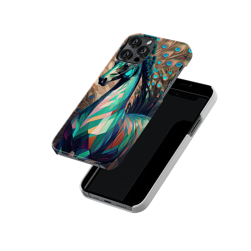 Horse And Peacock Manipulation Slim Hard Case