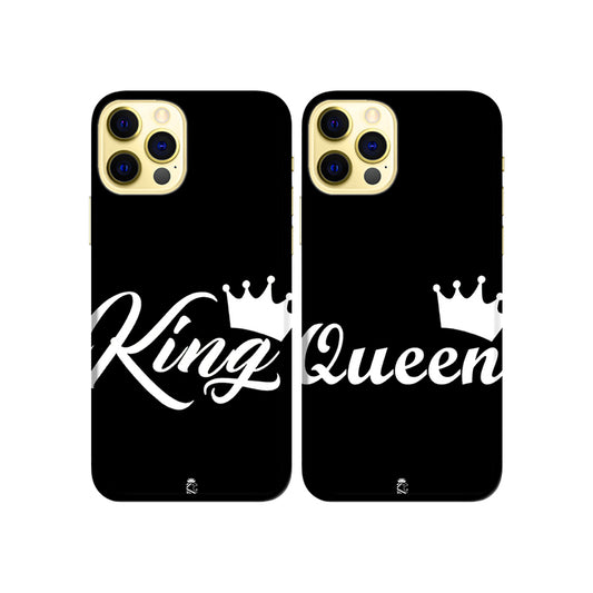 King and Queen Slim Hard Couple Phone Case