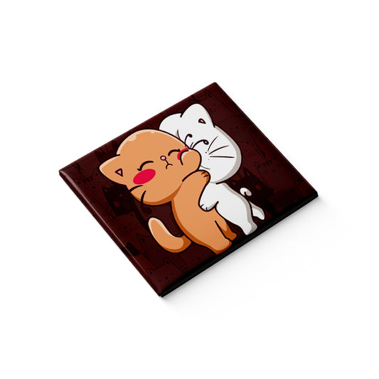 Cute Little Cat Couple Fridge Magnet