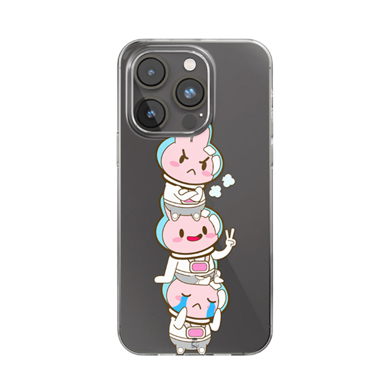 Mooshie Bears Clear Silicone Case