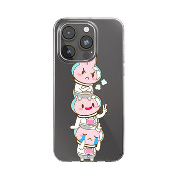 Mooshie Bears Clear Silicone Case
