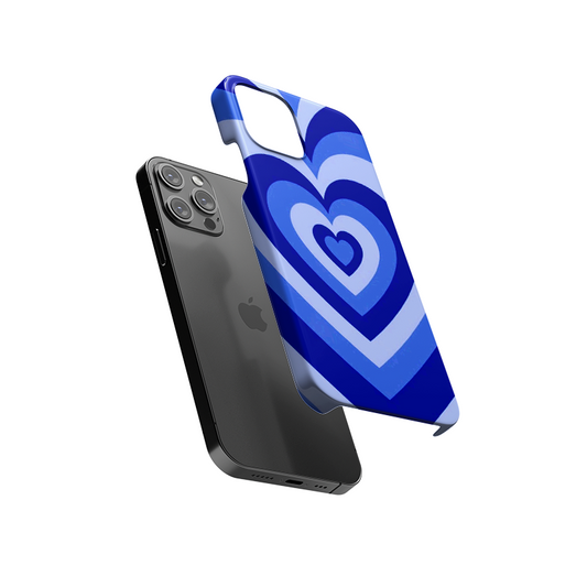 Blue Hearts Slim Hard Case