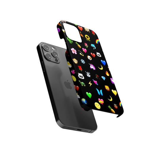 Emoji Icons Slim Hard Case