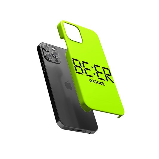 Beer Or Clock Slim Hard Case