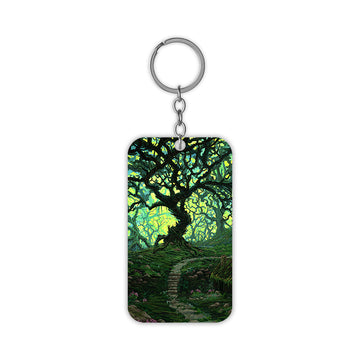 Forest Theme Keychain