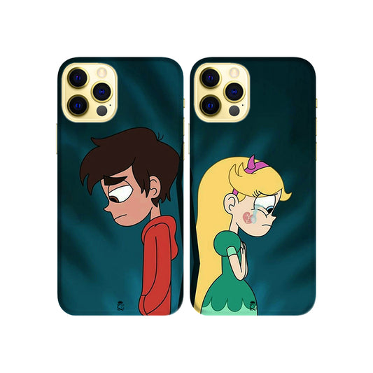 Painful Love Slim Hard Couple Phone Case