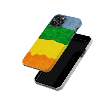 Colourful Brush Painting Slim Hard Case