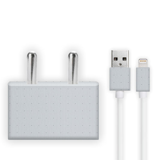 Grey Dots Charger Skin