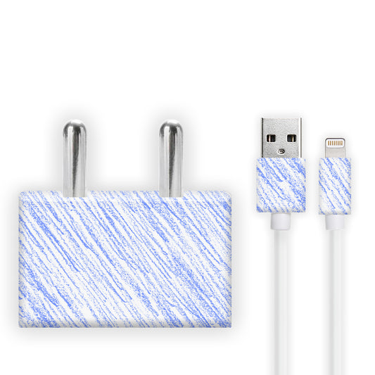 Blue Patches Charger Skin