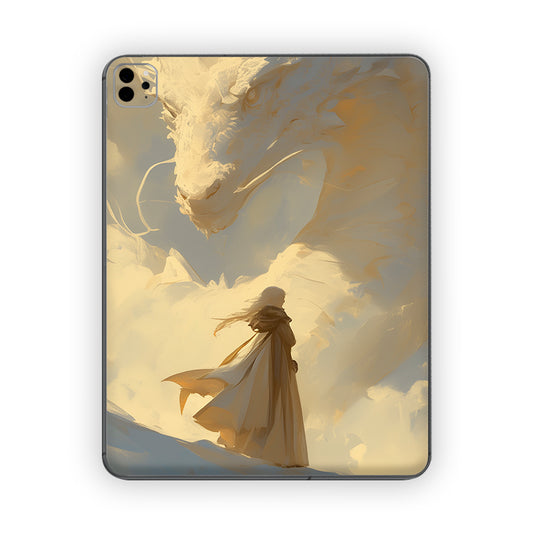 White Dragon Ipad Skin