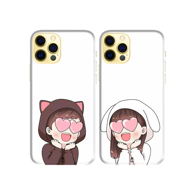 Excitement Slim Hard Couple Phone Case