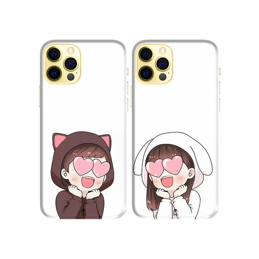 Excitement Slim Hard Couple Phone Case