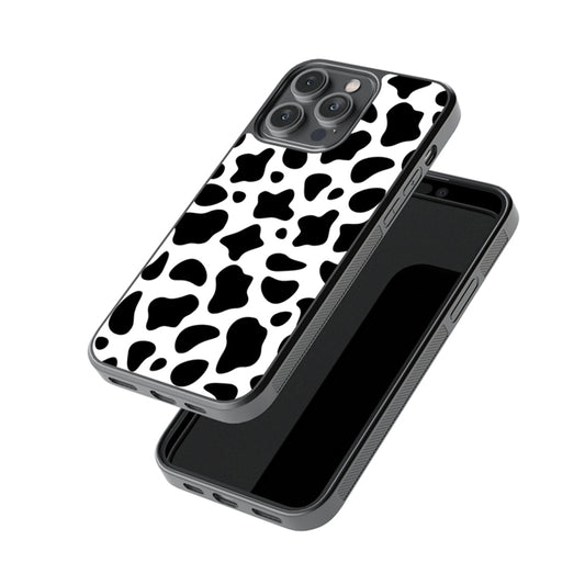 Moo Patterned Glossy Metal Case