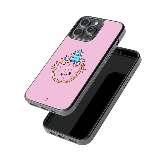 Happy Doughnut Glossy Metal Case