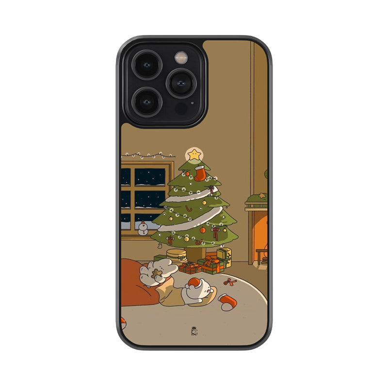 Christmas Night Glossy Metal Case
