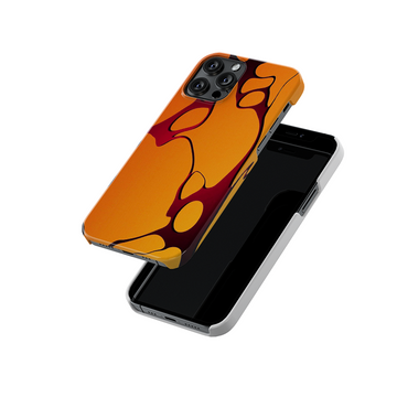 Orange Solids Slim Hard Case