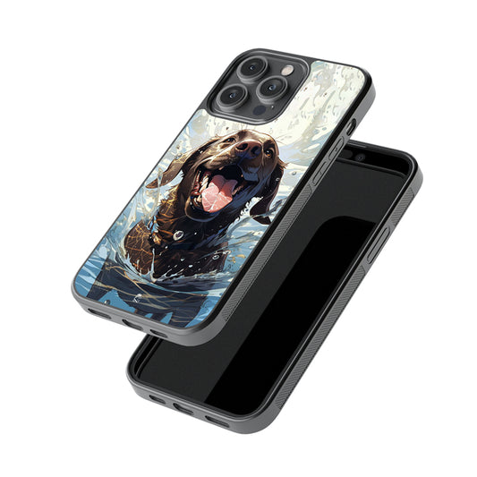 Summer Day Of Labrador Glossy Metal Case
