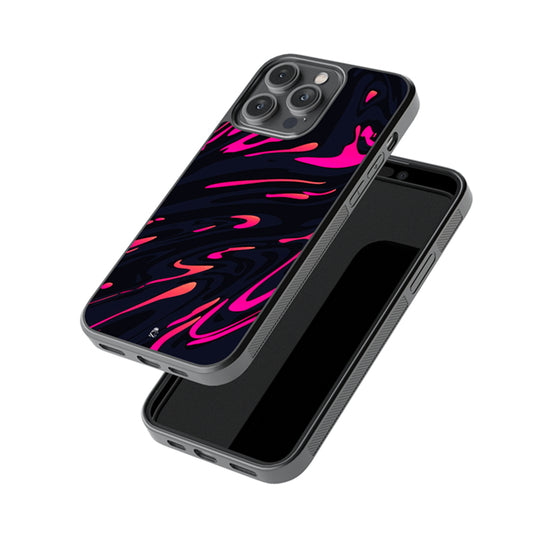Liquid Wave Glossy Metal Case