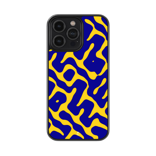 Abstract Maze  Glossy Metal Case