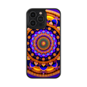 Peaceful Rangoli Glossy Metal Case