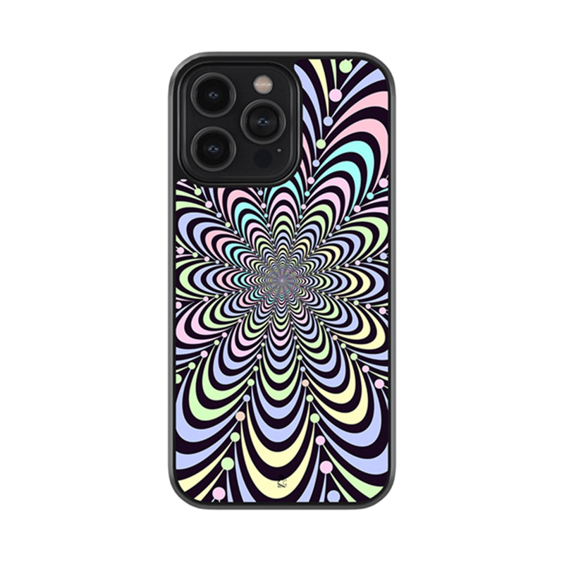 Chrome Arcs Glossy Metal Case