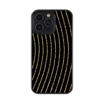 Shimmering Curves Glossy Metal Case