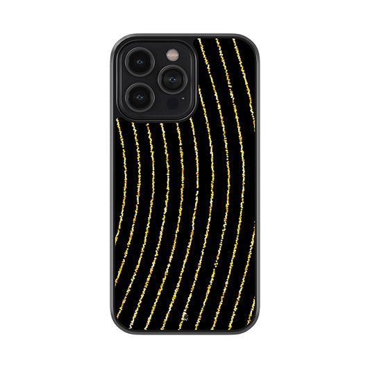 Shimmering Curves Glossy Metal Case