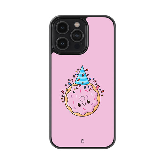 Happy Doughnut Glossy Metal Case