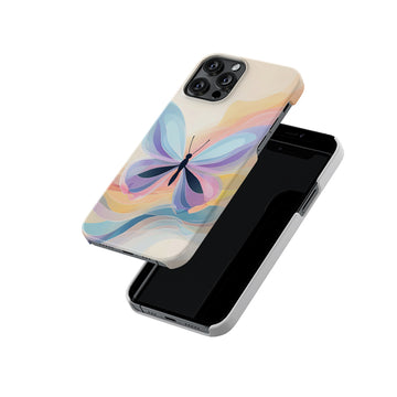 Pastel Butterfly Slim Hard Case