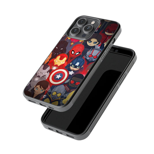 Mini Superheros Glossy Metal Case