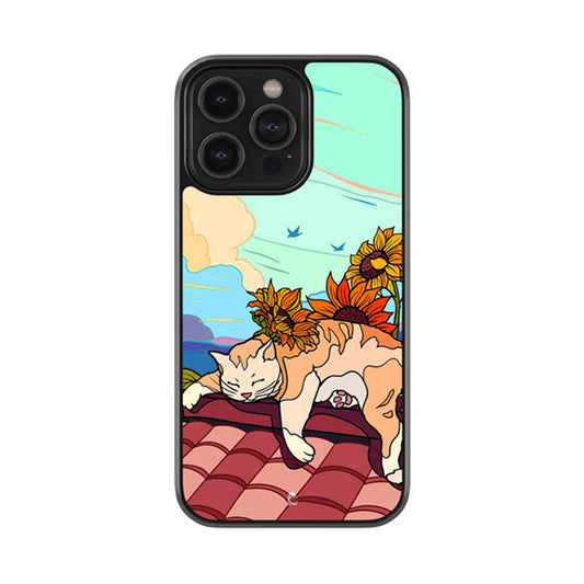 Sleeping Tibbles Glossy Metal Case