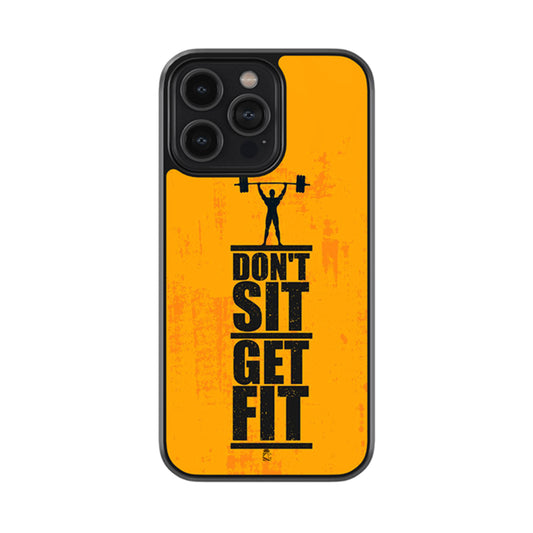Don’t Sit Get Fit Glossy Metal Case