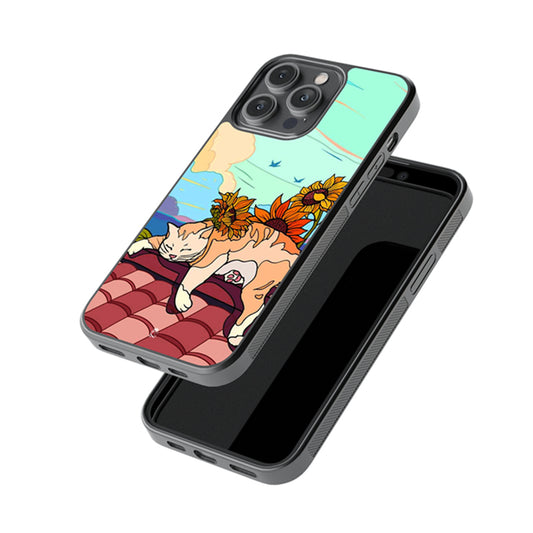 Sleeping Tibbles Glossy Metal Case