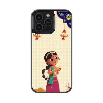 Deepam Ladki Glossy Metal Case