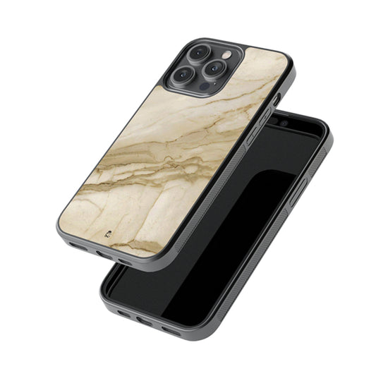 Sepia Granite Glossy Metal Case