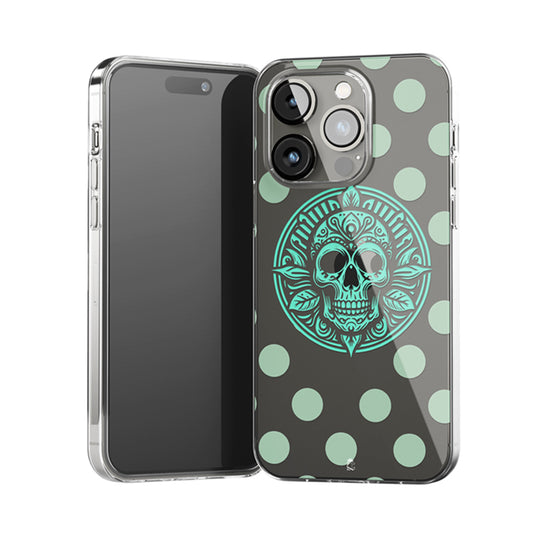 Dangerous Skull Clear Silicone Case