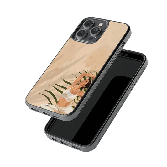 Aesthetic Yoga Women  Glossy Metal Case