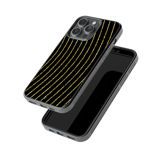 Shimmering Curves Glossy Metal Case