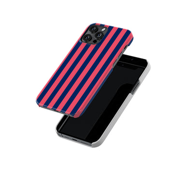 Peach Hit Stripes Slim Hard Case