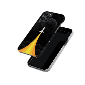 Rocket Travelling to Space Slim Hard Case