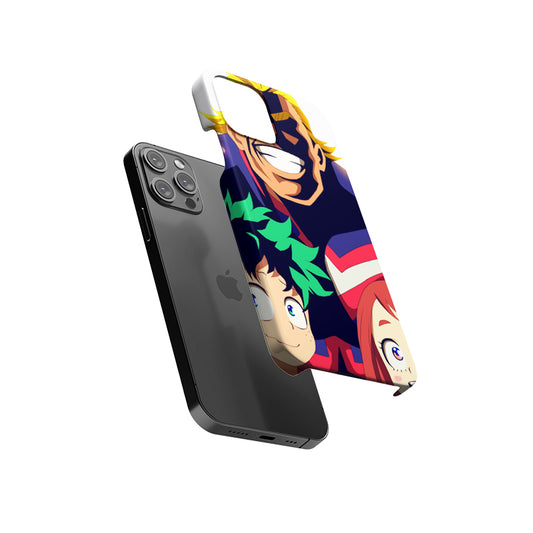 Uraraka, deku and all might Slim Hard Case