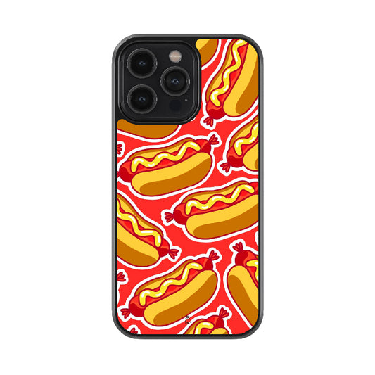 Hot Dog Glossy Metal Case