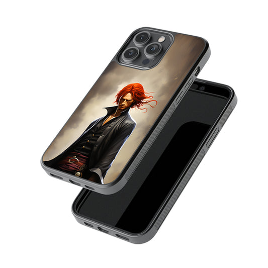 Red Haired Shanks Glossy Metal Case
