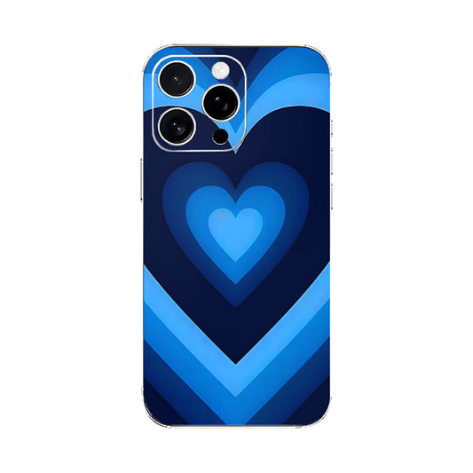 Blue Hearts Mobile Phone Skin