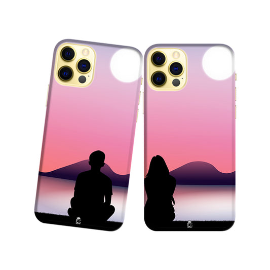 Best View Together  Slim Hard Couple Phone Case
