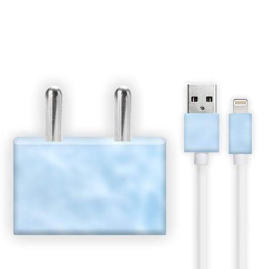 Sky Blue Gradient Charger Skin