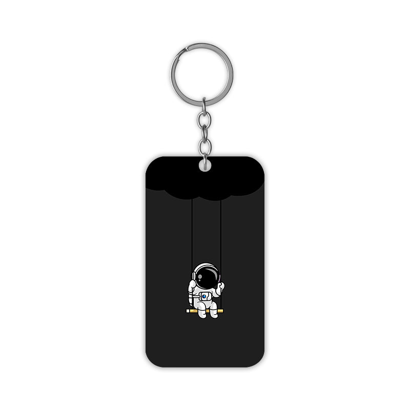 Alone Astronaut Keychain