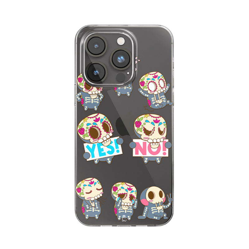Skully Bae Clear Silicone Case