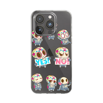 Skully Bae Clear Silicone Case
